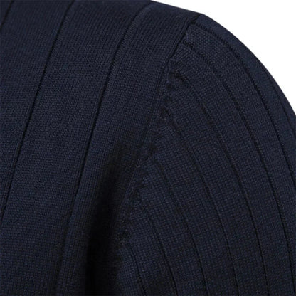 Thomas™ | Zip Neck Knit Sweaters Belleza & Glamour 