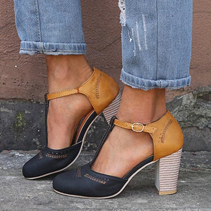 Tina™ | Orthopaedic High Heels Sandals Belleza & Glamour Black 35 