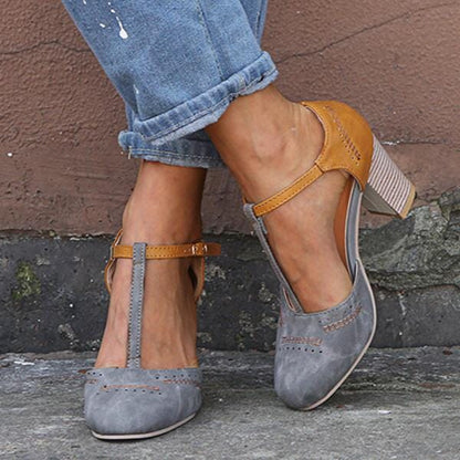 Tina™ | Orthopaedic High Heels Sandals Belleza & Glamour Grey 35 