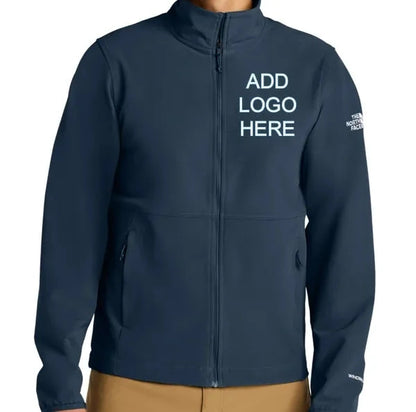 TNF Edge Stretch Soft Shell Jacket with Custom Logo. NF0A8ENN Outerwear Belleza & Glamour 