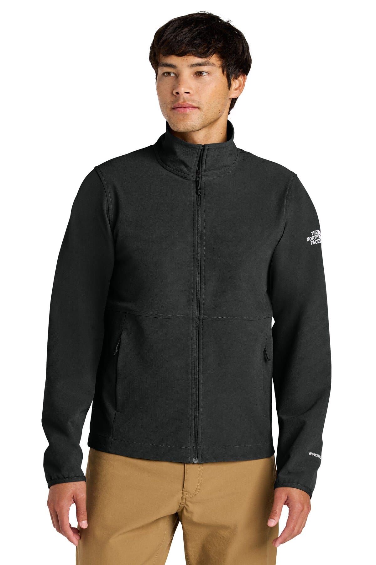 TNF Edge Stretch Soft Shell Jacket with Custom Logo. NF0A8ENN Outerwear Belleza & Glamour TNF Black S 