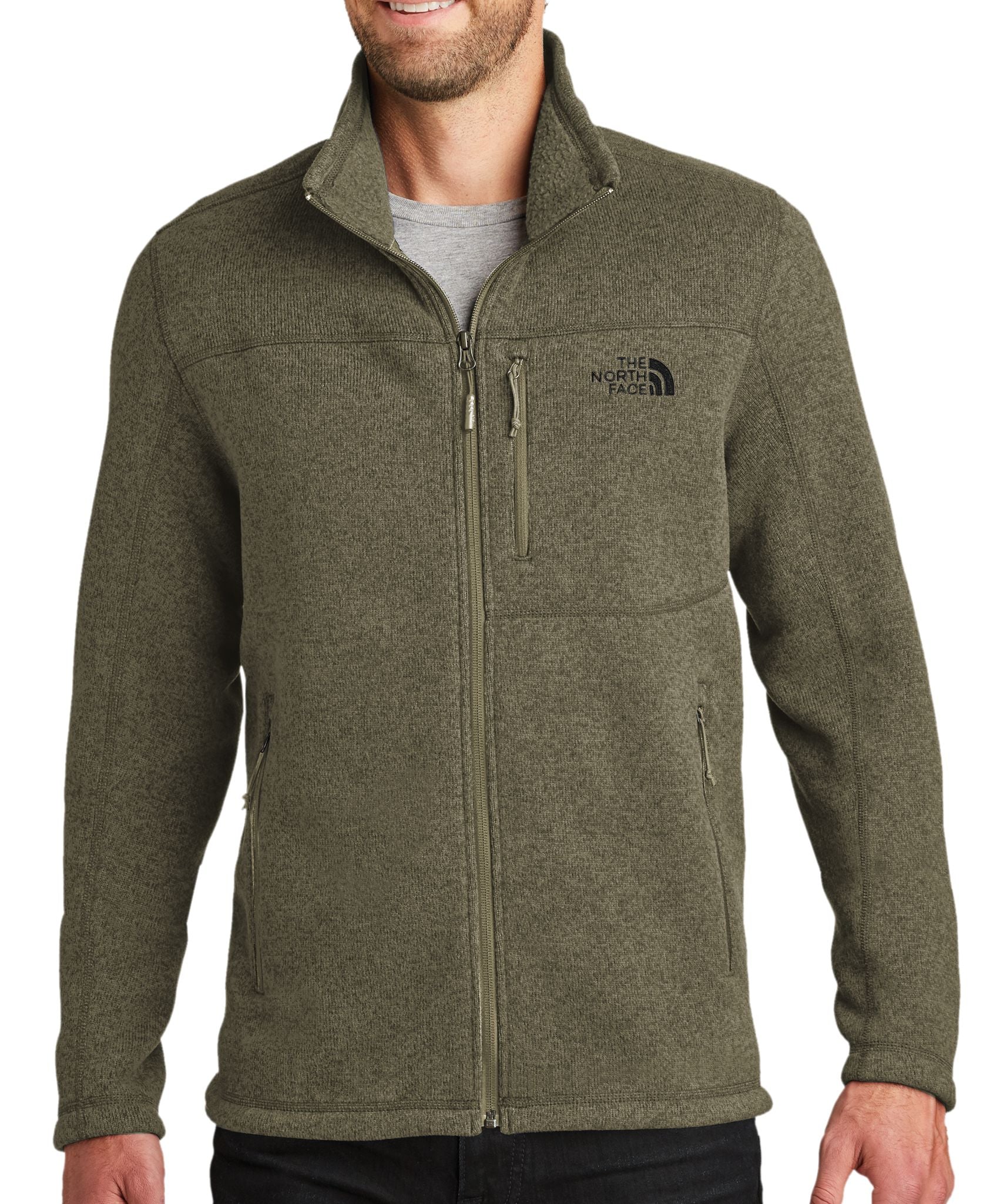 TNF [NF0A3LH7] Sweater Fleece Jacket. Live Chat For Bulk Discounts. Jackets Belleza & Glamour New Taupe Green Heather S 
