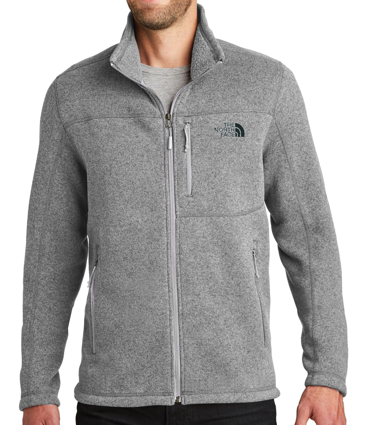 TNF [NF0A3LH7] Sweater Fleece Jacket. Live Chat For Bulk Discounts. Jackets Belleza & Glamour TNF Medium Grey Heather S 