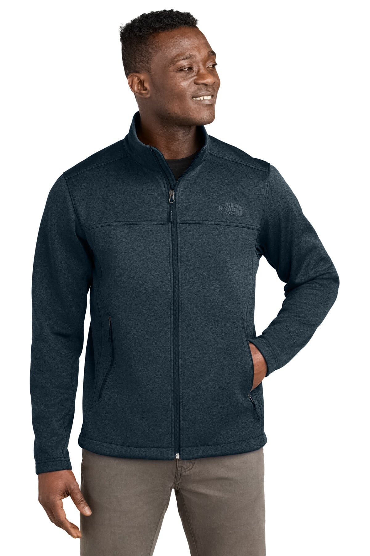 TNF ® Chest Logo Ridgewall Soft Shell Jacket NF0A88D5 Outerwear Belleza & Glamour Urban Navy Heather S 