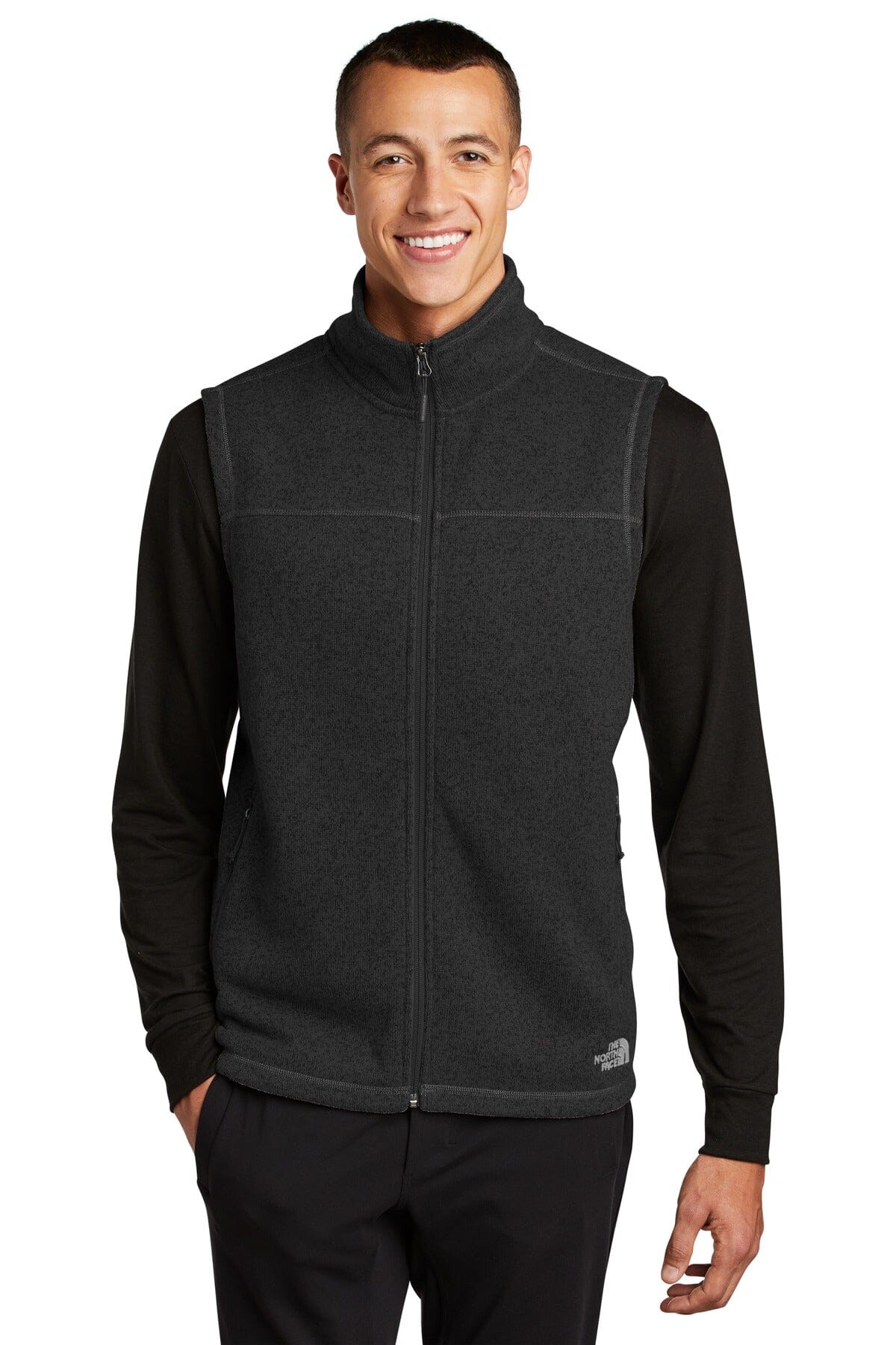 TNF ® Sweater Fleece Vest NF0A47FA Outerwear Belleza & Glamour TNF Black Heather S 