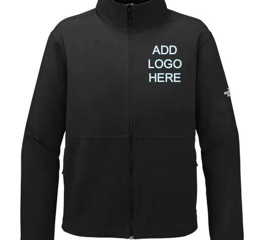 TNF Women's Edge Stretch Soft Shell Jacket with Custom Logos. NF0A8ENP Outerwear Belleza & Glamour 