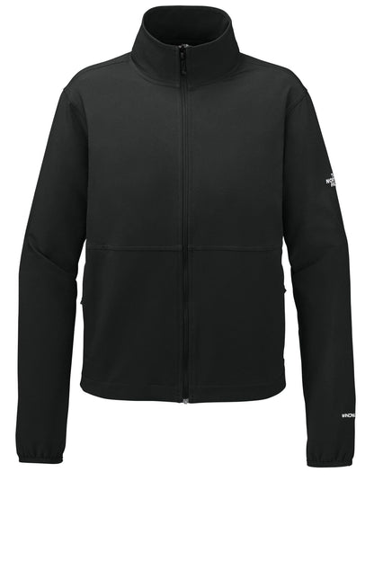 TNF Women's Edge Stretch Soft Shell Jacket with Custom Logos. NF0A8ENP Outerwear Belleza & Glamour TNF Black S 