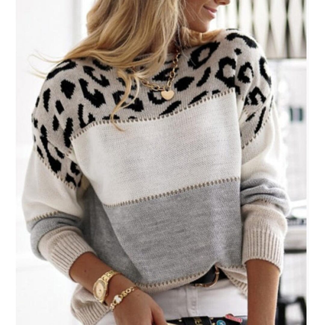 Usha | Cozy Sweater women sweater Belleza & Glamour Gray S 