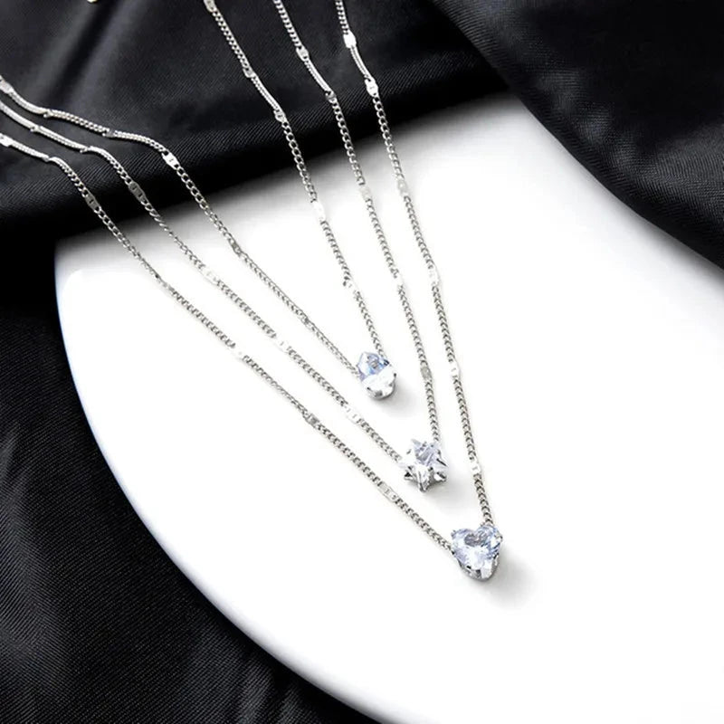 Various delicate necklaces Belleza & Glamour 10 - prata 