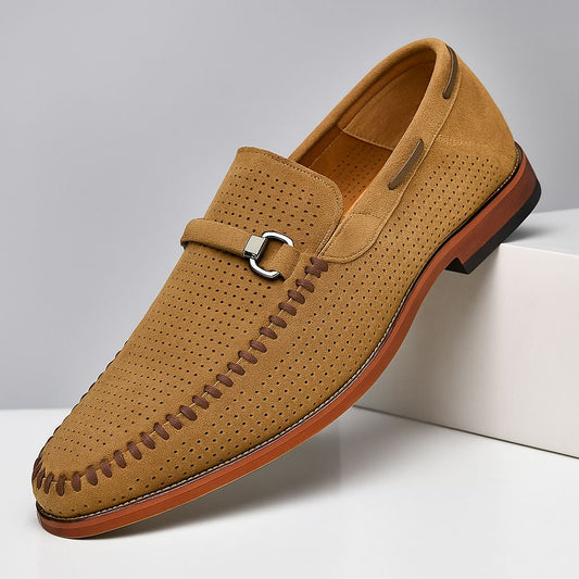 Verona Suede Loafers Belleza & Glamour Brown 5 