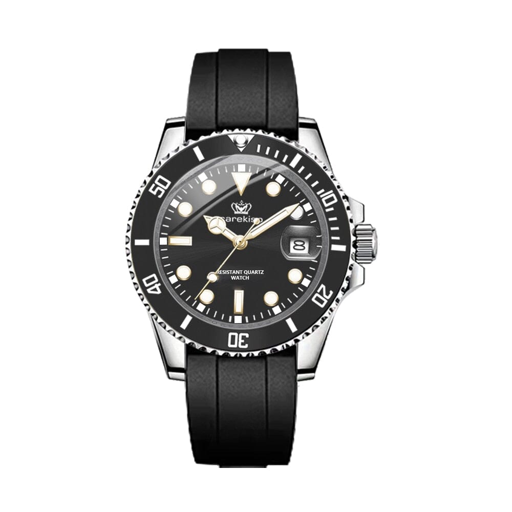 Watch Poedagar Subdate Sport Relogio 46 Belleza & Glamour Black 