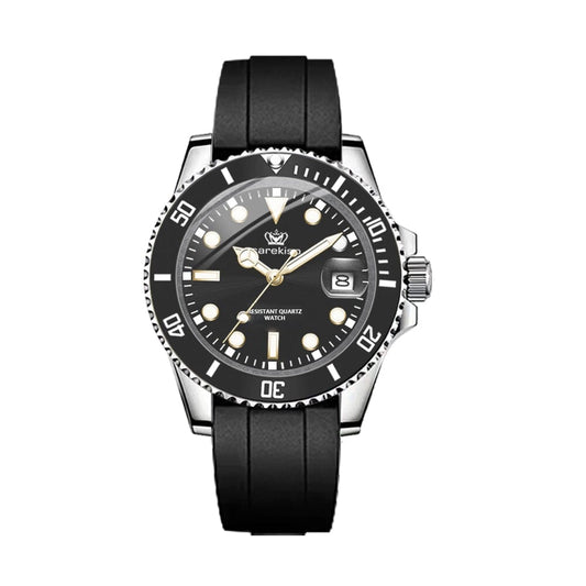Watch Poedagar Subdate Sport Relogio 46 Belleza & Glamour Black 