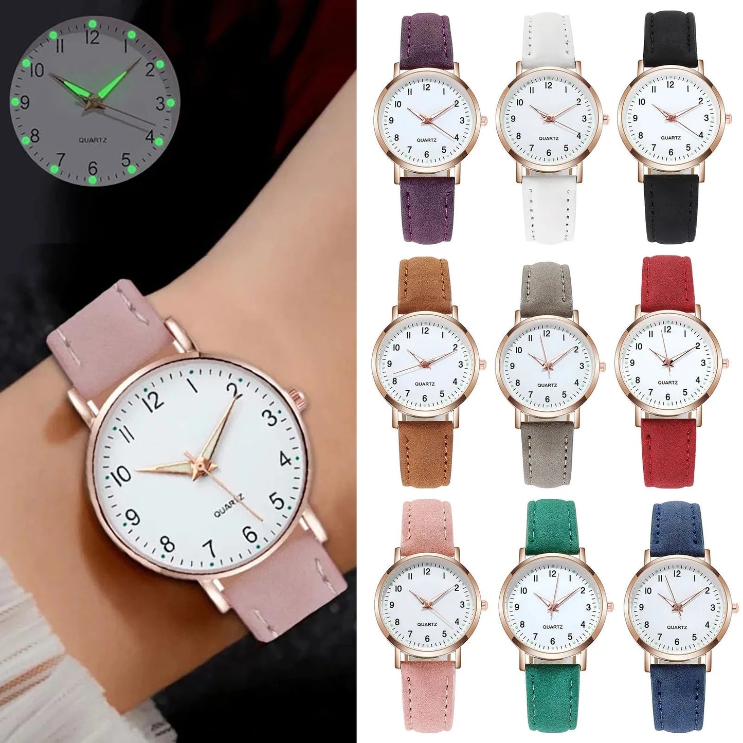 Women's Wrist Watch Relógio de Pulso Feminino Belleza & Glamour 