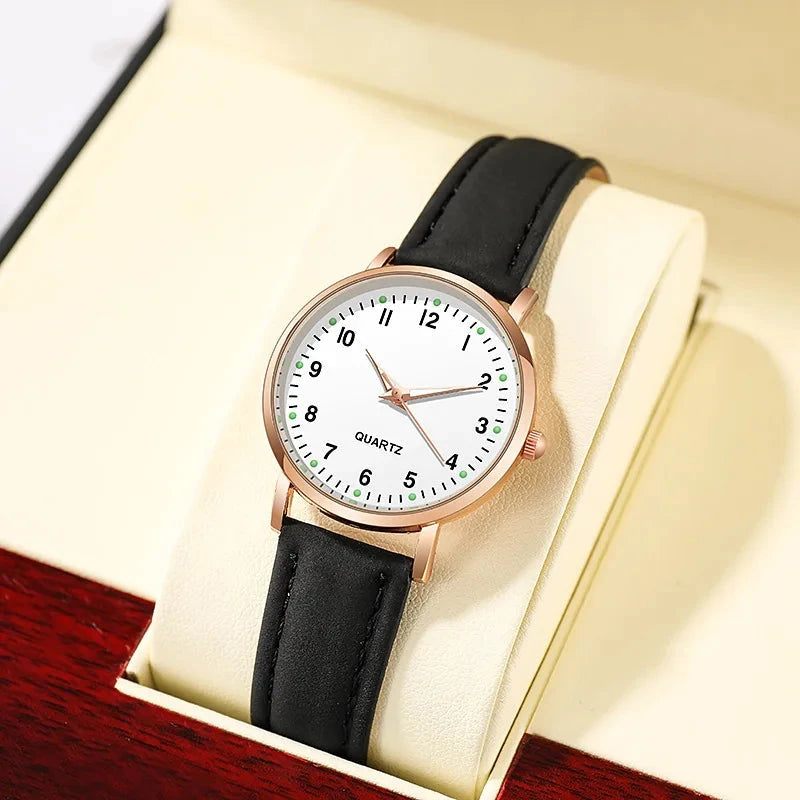 Women's Wrist Watch Relógio de Pulso Feminino Belleza & Glamour Black 