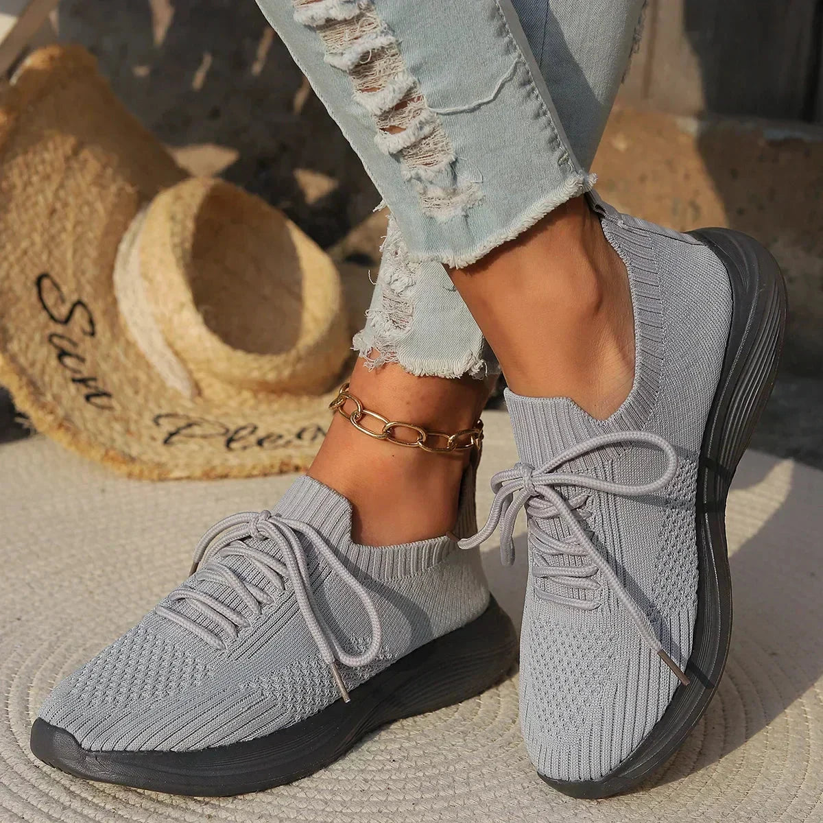 Zara™ | Relaxed Fit Sneakers Shoes Belleza & Glamour 